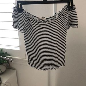 off the shoulder. ripped